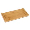 Tea Trays Bamboo Tray Cup Plate Food Dessert Serving Traditional Elegant Chinese Style Table
