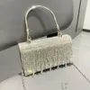 Evening Bags Fringe Bright Diamond Handbag Women's Handbag Dress Dinner Clutch Glitter Party Bags For Girls Party Cluth Wallets