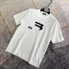 2024 Designer T Shirt of White Black Tshirts Men Women Ba Print Street Clothing Oversize Tshirt Mans Summer Short Sleeve Mens Big Size Tshirts