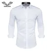 Chemises habillées pour hommes Visada Juana 2022 100% coton Mens Long Slve Robe Shirt de haute qualité Male Homme Casual Fits Tops Bouth Down Shirts Clothing Y240514