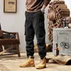 Мужские штаны Осень Дизайн смысл сгруппировать маленькие брюки для ног ретро