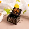 Decoratieve beeldjes Halloween Music Box Hand Gekrand Happer Happy Christmas Party Decoratie Bruiloft Decor Verjaardagscadeau