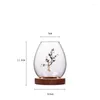 Kaarsenhouders Japanse glas creatieve ornamenten romantisch huis retro winddichte desktop decoratie bougeoir indoor decor bs50zt