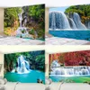 Tapisseries belles cascade forêt imprimé tapisserie art décoration intérieure hippie boho salon chambre murale tissu tissu