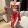 Arbetsklänningar Chiffon Sheer Sexiga underkläder kostymer spetsar nattklänning dansare kostym transparent se genom kvinnliga nattdressunderkläderuppsättningar