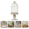 Bandlers 1pc Bird Cage en forme de chandelier créatif en fer Créateur Decor Home Decor Beige