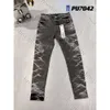 2024 Purple Jeans Designer Mens Jeans Pant Purple Brand Jeans Fashion Trends High-End Quality Straight Design Retro Streetwear Casual Sweatpants JOGGERS Pant 455