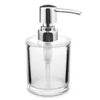 Liquid Soap Dispenser Acrylic Lotion Dishwashing Pump Bottle Kitchen Bathroom Countertops 8.8 OZ (Clear)