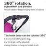 Hooks barnvagn 360-graders roterbar för hängande påsar 2st klämmor universal blöja