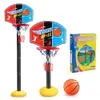 Toddler Adjustable Basketball Hoop 52-115cm Stand Rack For Kids Baby Outdoor Ball Ball Sport Backboard Rim Shoot Children Toy 240514