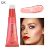 QIC Qini color sponge head, lip and cheek dual-use Blush moisturizing water, easy to push away, silky makeup holding liquid, powder blusher