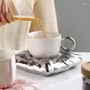Tassen Einisall nordisch farbenfrohe Keramikmilch Tee Tassen Office Tassen Getränke kreative Eis Kissenbeutel Kaffeetasse Sets Geburtstagsgeschenke