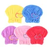 Towel NICEYARD Shower Cap Quickly Dry Hair Hat 5 Colors Wrapped Towels Microfiber Bathroom Hats Bath Accessories