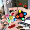 Keychains Handheld Cube Memory Training Brain Game Machine Creative Flash Sound Effekt Kinder Interactive Intelligence Toys