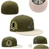 Snapbacks ADT Anpassende Hats Designer Hat Baseball Klassiker Schwarzer Farbe Hip Hop Chicago Sport FL geschlossene Designkappen Chapeau Stitch Heart H DhlZw
