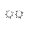 2024 Fashion Jewelry Stainless Steel Sun Pendant Delicate Lady Personality Charm Sparkle Earrings