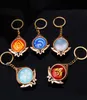 Fashion Jewelrykey Chains Anime Keychain Genshin Impact Element Vision God39s Eye Luminous Inazuma Accessoires Sac Pendentif Key 5634957