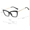 Lunettes de soleil Frames Blue Light Blocking Lunes pour femmes Cadre de lunettes anti-radiation Optical Eyewear Cadre des lunettes