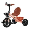 Strollers# Childrens Tricycle 1-3-6 Bicycle Light Trolley Male and Female Baby Child Bicycle Large Can Ride on Toys Kid Kick Scooter T240509