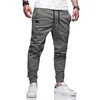 Herren lässige Sporthosen Jogging Pants Male Jogger Cargo Harem Bleistifthosen Hosen Multipocket Sweatwear 240514