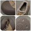 Chaussures décontractées Koznoy 4cm Ergonomic Cow Suede en cuir authentique en cuir élevé Brand Spring Winter Plux de moabilles