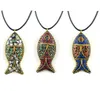 Ładne naszyjniki moda ewada ryby etniczne naszyjniki vintage talerz nepalny biżuteria wykonana przez sanwoods vintage bodhi wisiorki ne6659452