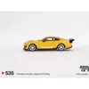 Diecast Model Cars Minigt 1 64 Shelby GT500 Dragon Snake Concept Yellow Alloy Car Model Mgt535 T240513