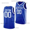 Kentucky Wildcats Basketball Jersey 2022-2023 NCAA College Jersey Chris Livingston Oscar Tshiebwe Daimion Collins Antonio Reeves Grant Darbyshire Walker Horn