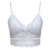 Camisoles & Tanks Sexy Women Lace Bralette Bralet Bra Bustier Crop Top Comfortable Padded Seamless Breathable Push Up Tank