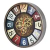 Zegar ścienny zegar 12 cali retro kolor stary kreatywny wiszący kwarc 30 cm sypialnia salon dekoracja domu