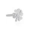 Brand Westwoods Saturn Clover Ring Womens Vivine Simple Flower Fashion Pieds à main High Edition Nail