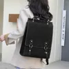 Zaino da donna zaino in pelle borse a spalle per borsetta femminile da viaggio vintage casual scuola universitario per ragazze 2024