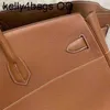 Персонализированная настройка HAC 50 см сумки сумки высокой емкости дизайнерская сумка для размера сумки для размера сумки для перемещения кожаная сумка кожаная сумка коричневый цвет