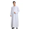 Vêtements ethniques Islam Jubba thobe Men Loose Muslim Arabie Moyen-Orient Abayas Kaftan Plain Color Drop LivrotPlel DHI23