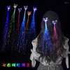 Décoration de fête 2 pcs broyeurs brillantes Braid LED Glow Butterfly Neon in the Dark Christmas Light Halloween Favoule