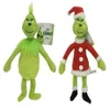 Grinch Max Steal Dog Doll Toy Toy Plush Plush Cartoon Animal Peluche Gifts для детей прибывает до Рождества