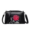 Shoulder Bags Form 2024 Elegant Hand Painted Fashion Soft Leather Women Bag Leisure Floral All-match Lady Messenger