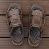 Sandały marka Wholl oryginalne skórzane buty męskie buty Summer Large Men Men Mat Fashion Big 38-44