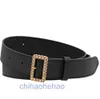 Designer Barbaroy CEINTURE MODE BOUCLE VÉLICATION CRIMINE CRISTALLE GOLLE BOUCLE NOIR BLACK CEINTURE CEINTURE STEM