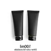 100ml Empty Cosmetic Container Matte Black Squeeze Bottle Makeup Cream Body Lotion Travel Packaging Plastic Soft Tube 100g Momup