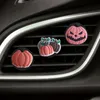 Säkerhetsbälten Tillbehör Halloween Pumpkin Cartoon Car Air Vent Clip Outlet per balsamklipp Fräschare Bytesutsläpp Leverans Otaqc