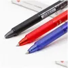 Gel Pens Wholesale Pilot Frixion Erasable Pen Lfbk-23Ef/23F 10Pcs/Lot School Office Supplies Stationery 0.5/0.7Mm 230703 Drop Delive Dhu3P