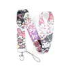 Kuromi Mobile Phone Lanyard Keychains Gym USB держатель значков шейки щики key -kord лента ленты аксессуары