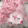 Topp baby kjol färgad ädelsten falsk halsband prinsessa klänning storlek 100-150 cm barn designer kläder sommar flickor partydress 24 maj