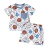 Ensemble de vêtements Baby Boy Vêtements Born Summer Summer Farm Chicken Toddler T-shirt Funny T-Mirt Boys Boys Set