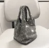 Luxury Shiny Rhinestone Clutch Bags Women Designer Trending Boutique Folds Crystal Pures Handväskor Bröllopspåsar för flickor Party Cluth Wallet