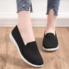 Casual schoenen ballet flats vrouwen rood comfortabel gebreide slip-on dames loafers dames platform klimplanten grootmoeder moeder sport sneakers