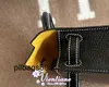 Designer Handbag Kliys genuino in pelle vera 7a borsa mini 2a generazione 19 cm inserzione nera ambra giallo 9d gancella d'argento di capra