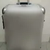 Designer bagages hommes femmes mode 20 pouces Case de valise PC 228771 Black Silver Universal Wheel Pangages