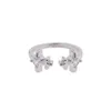 Brand High Version Westwoods abre Hortense Twin Double Cross Line Ring unha